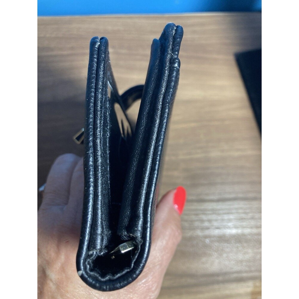 Safe Keeper Black Wallet Womens Faux Leather - Picture 7 of 8